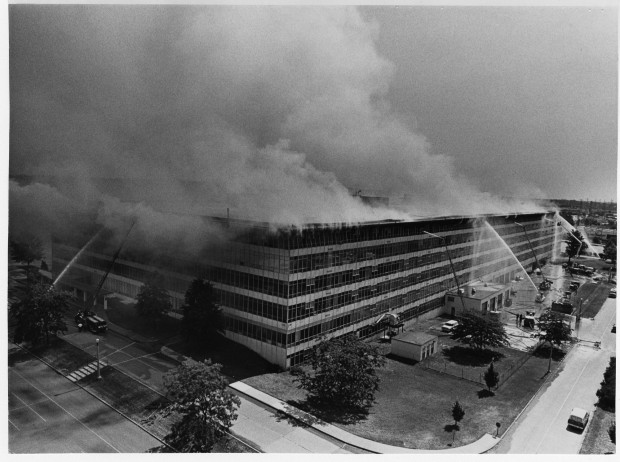 St. Louis National Records Center fire 1972
